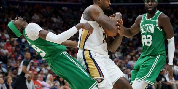 西蒙斯25+6普尔22分 凯尔特人32分大胜鹈鹕结束3连败